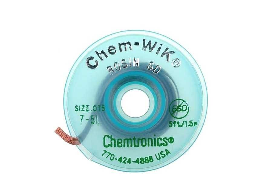 Медна ширмовка оплетка за разпояване Chemtronics 1,5m 2,8mm