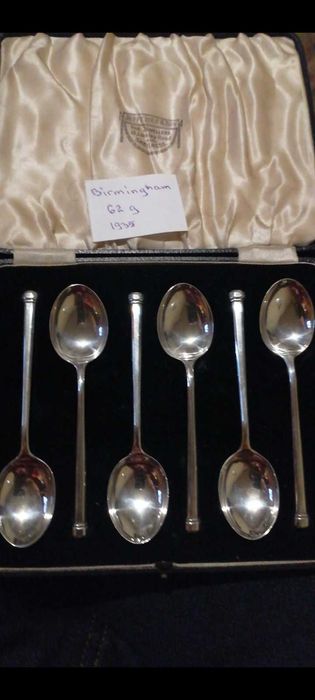 Lingurite argint masiv 925 sterling silver model deosebit made in UK