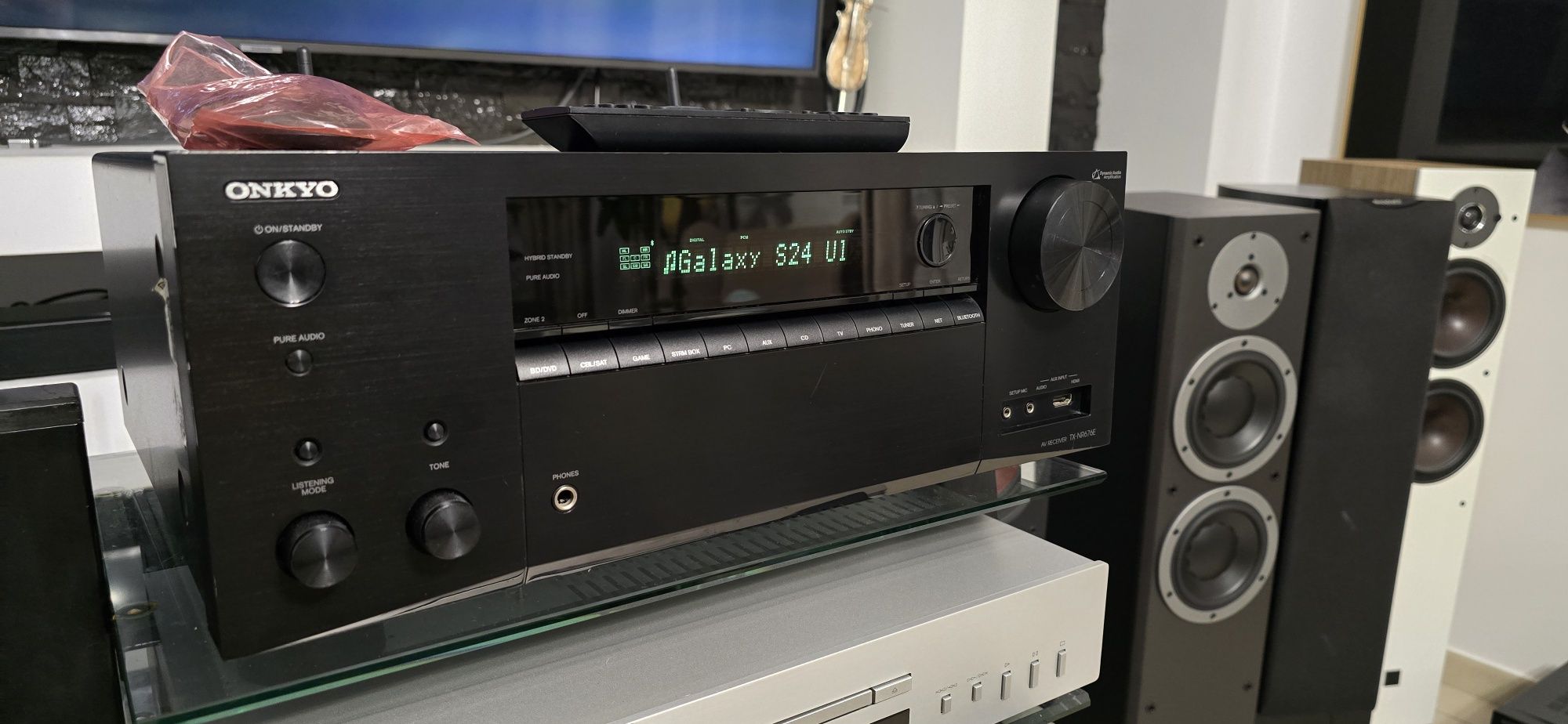 Receiver 7.2 Onkyo TX-NR676E  Dolby Atmos Wifi Bluetooth Tidal 4k arc