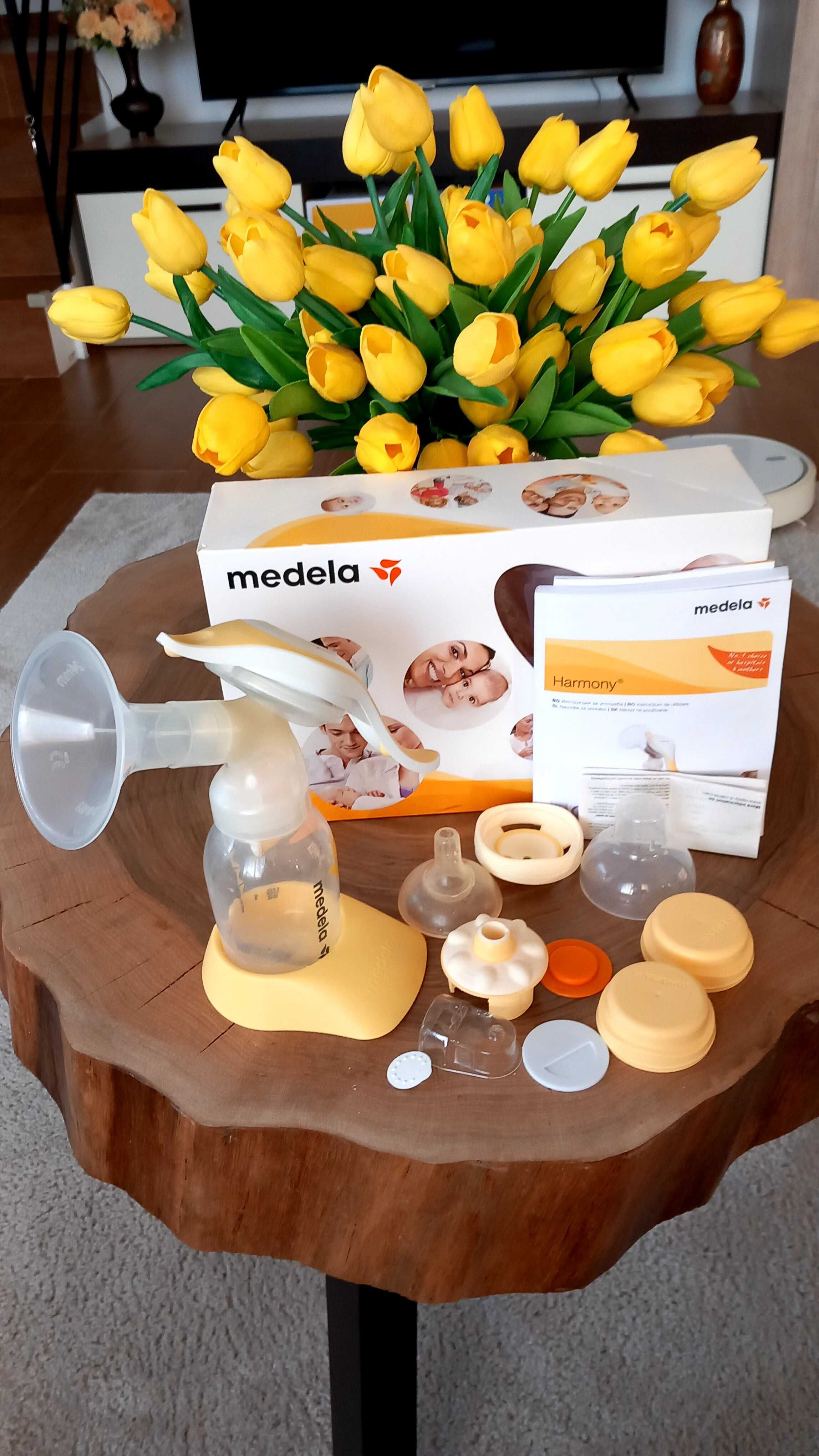 Set cu pompa manuala de san si accesorii, Harmony, Medela 150 ml