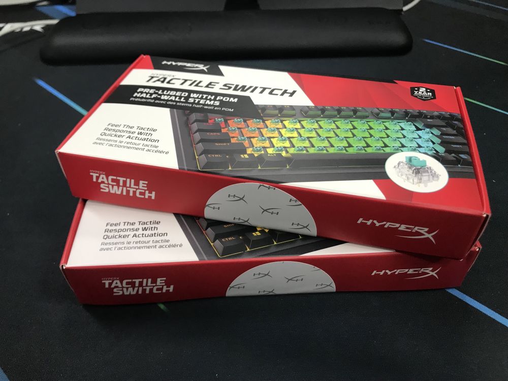 HyperX Tactile свитчи 2 пачки по 45 свитчей