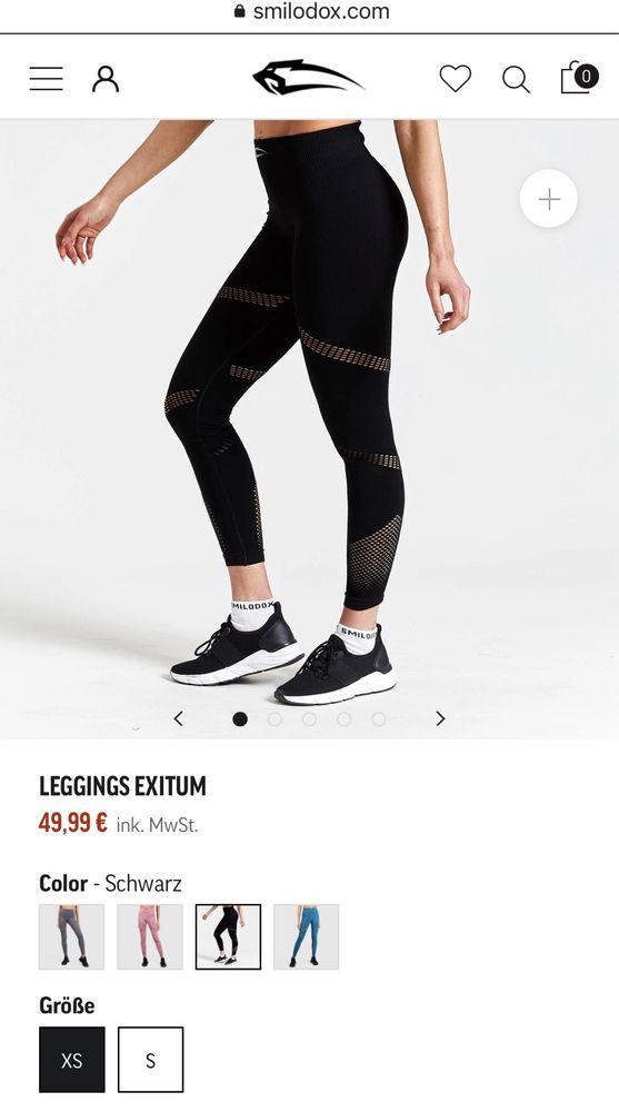 НОВ Smilodox Seamless Leggings Exitum - дамски спортен клин - М