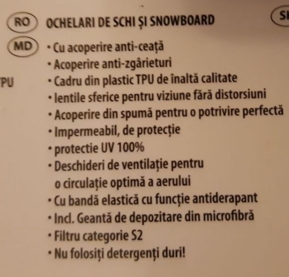 Ochelari ski, enduro, ATV