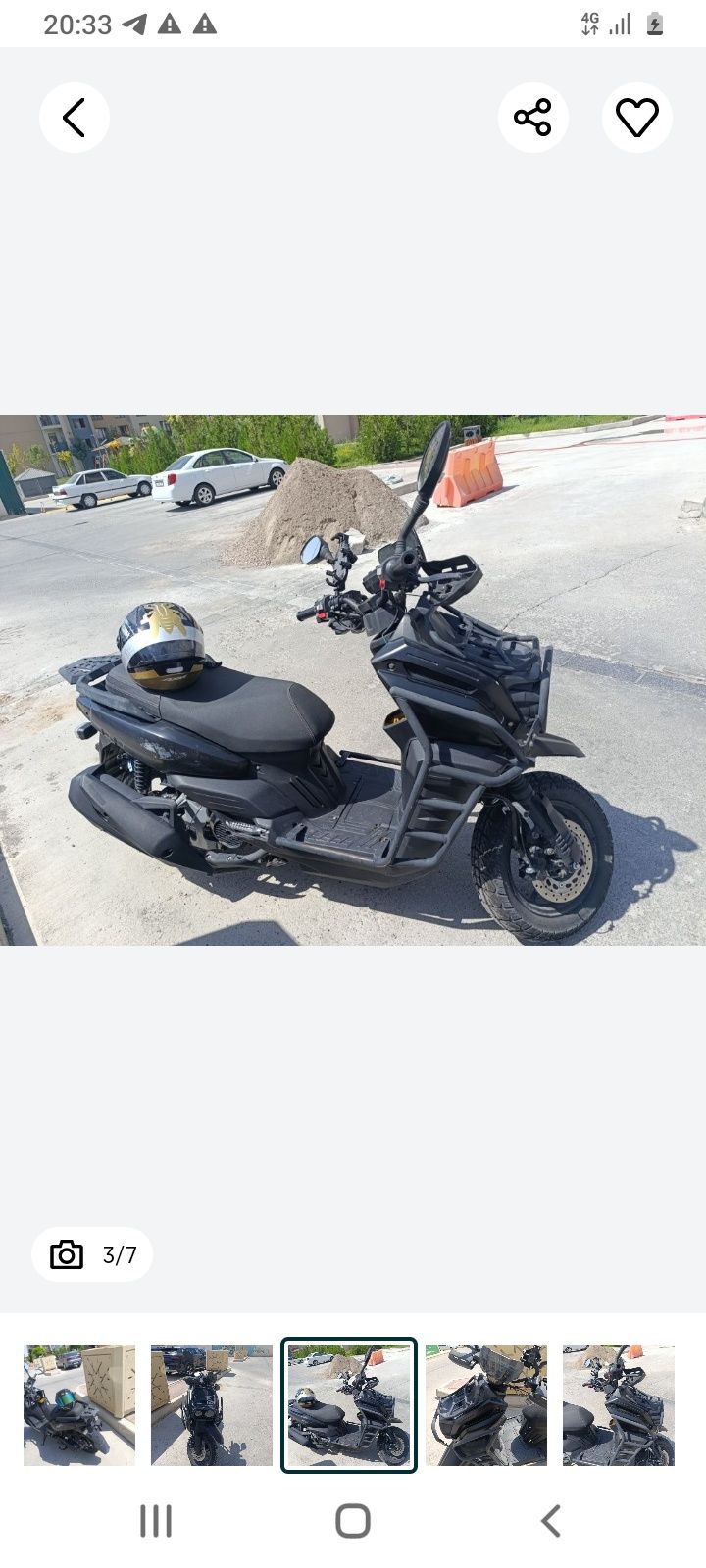 Skuter tank holati alo