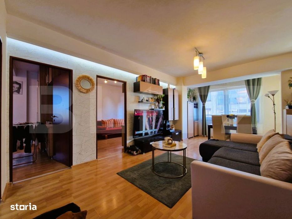 Apartament 3 camere, 67 mp, etaj intermediar, str. Nasaud