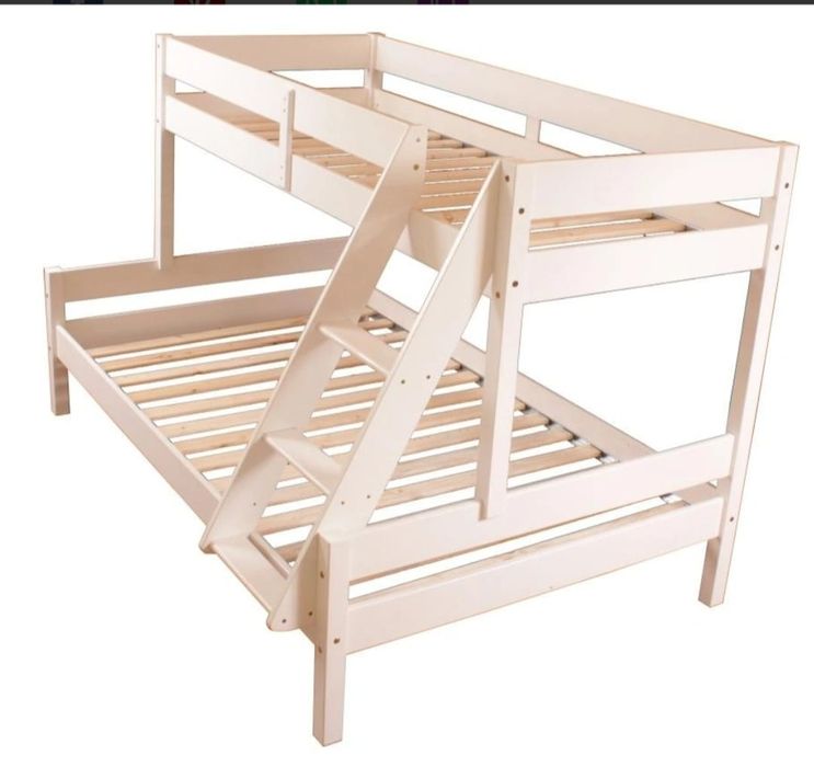 Pat etajat lemn 80x200. 120x200