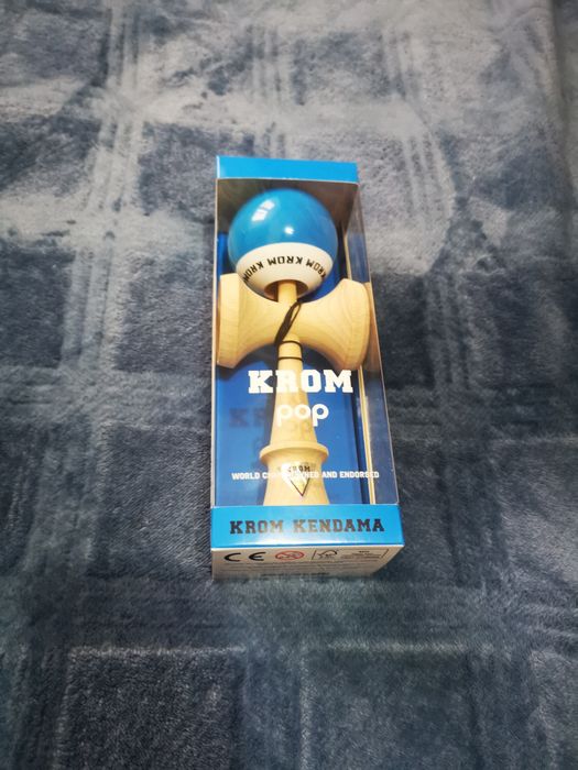 Krom Kendama Krom pop lol sticky Blue-kendama krom albastra/blue