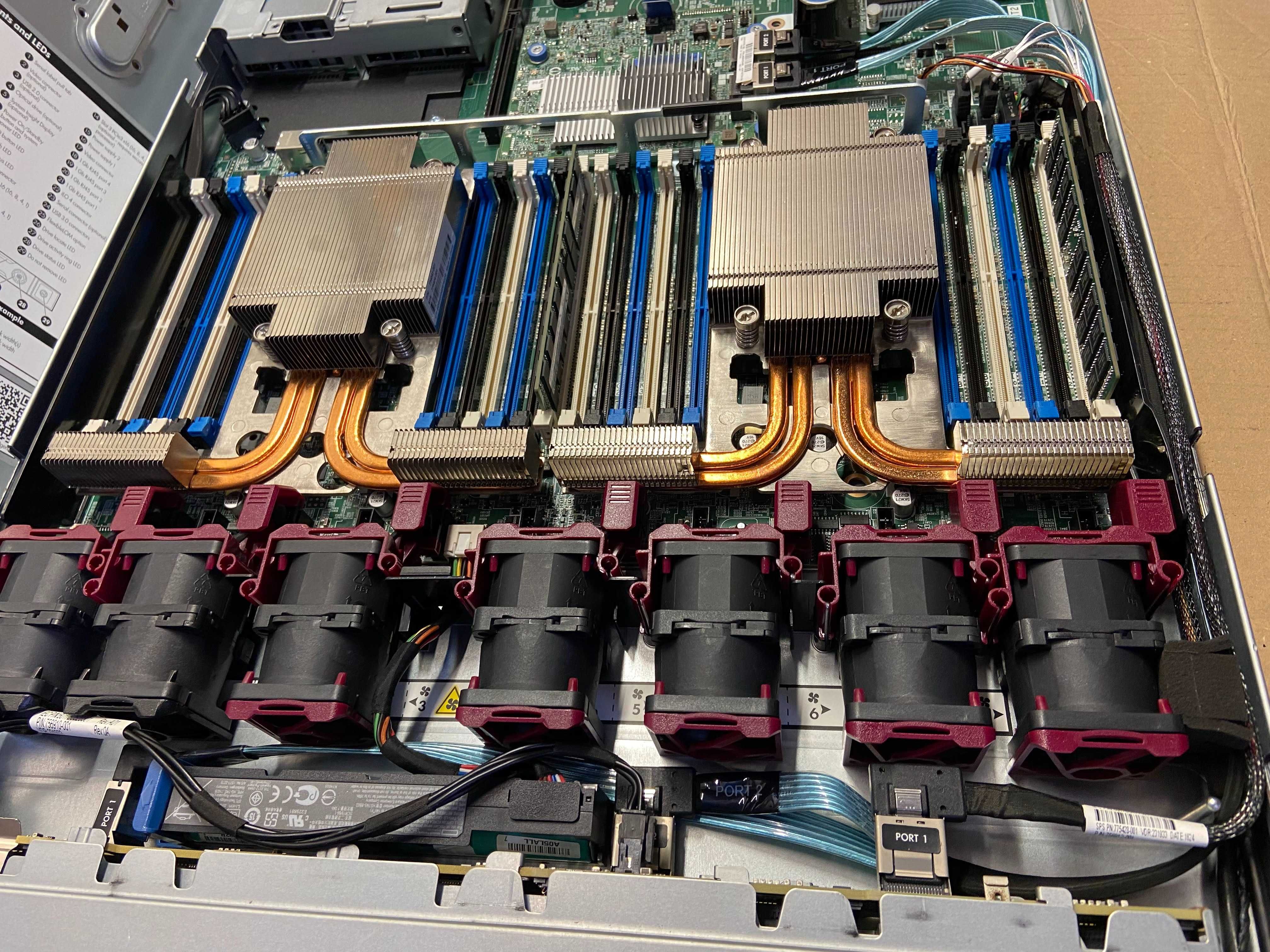 HPE DL360 Gen9 2* Xeon E5-2690 v3, 32GB DDR4, 10*SFF сървър G9
