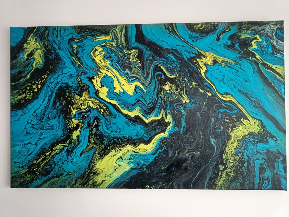Tablou abstract fluid art 60x50_50x38_la comanda