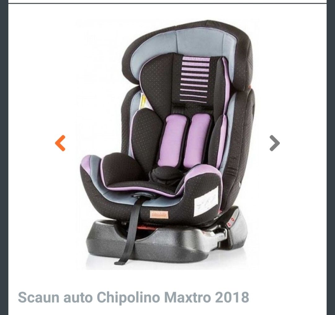 Vând scaun auto, Chipolino, cu poziție de somn