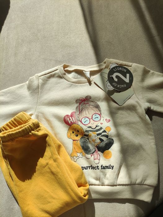 Костюм блузка и панталон 12 18м