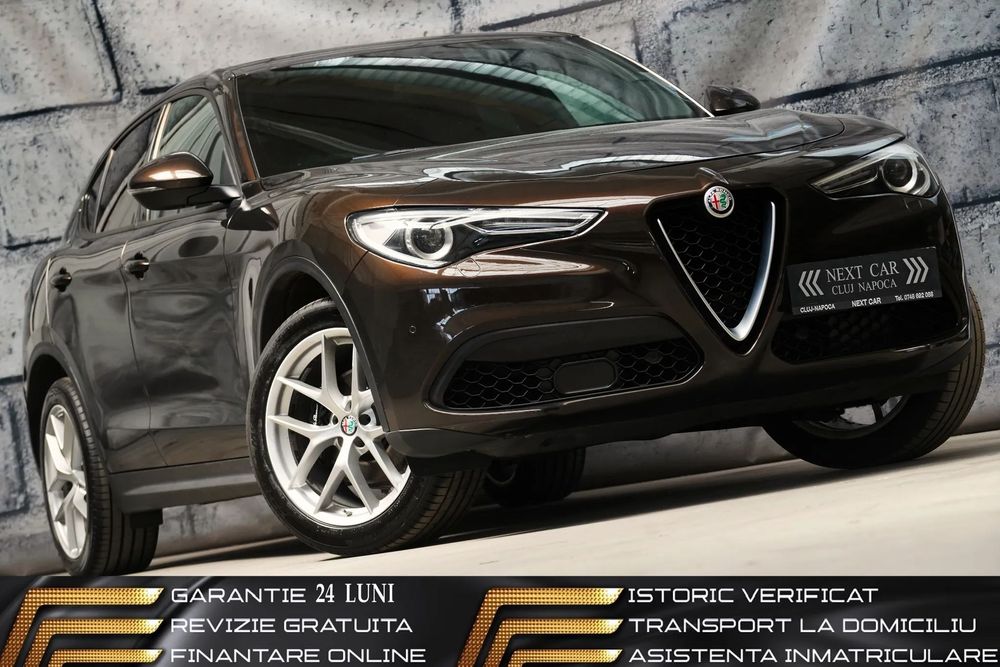 Alfa Romeo Stelvio GARANTIE 24 LUNI*RATE*4x4*280Cp*4x4*Automata*Piele*Navi*Camera*Bixenon