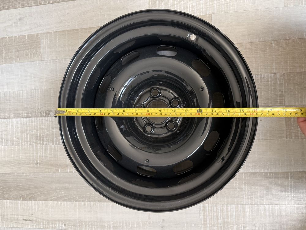 VW 16” 5x100 след прахово боядисване