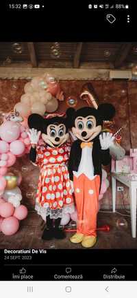 Mascote Minnie și Mikey Mouse pentru petreceri reusite