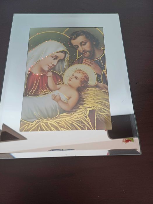 Icoana cu led de Craciun