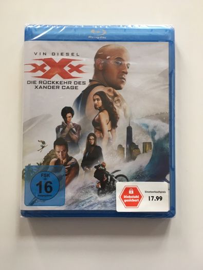 XXX: Return of Xander Cage Vin Diesel film original BlueRay disc nou