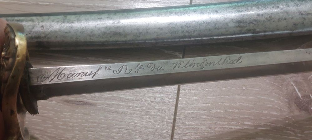 Sabie Franța Cavalerie grea Model 1822