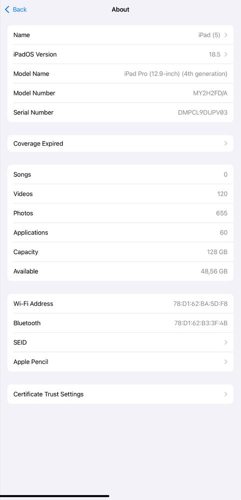 Ipad Pro 12.9” generatia 4 (2020)-128GB