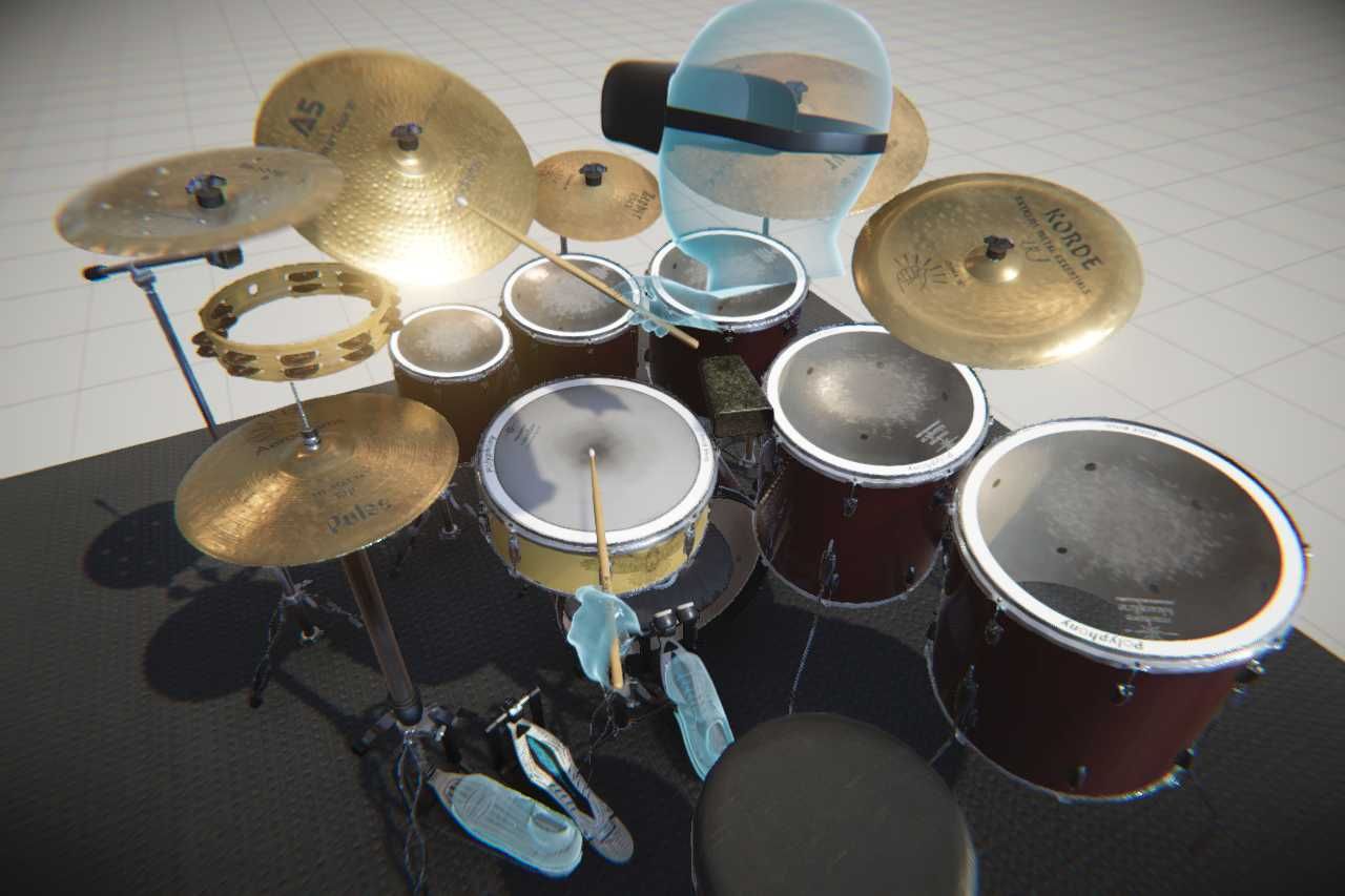 Set de tobe invizibile AERODRUMS (Virtual Drum Kit) - Nou