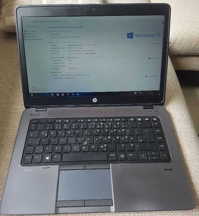 Лаптоп HP ZBook 14, Intel i7, 16GB, 512GB SSD - графична станция