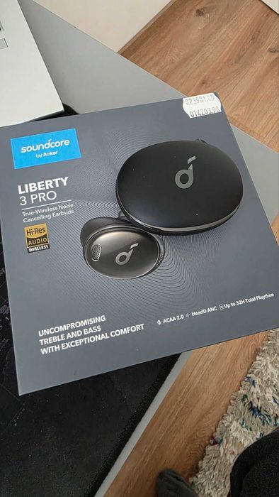 In-Ear Anker Soundcore Liberty 3 Pro като нови оригинална опаковка