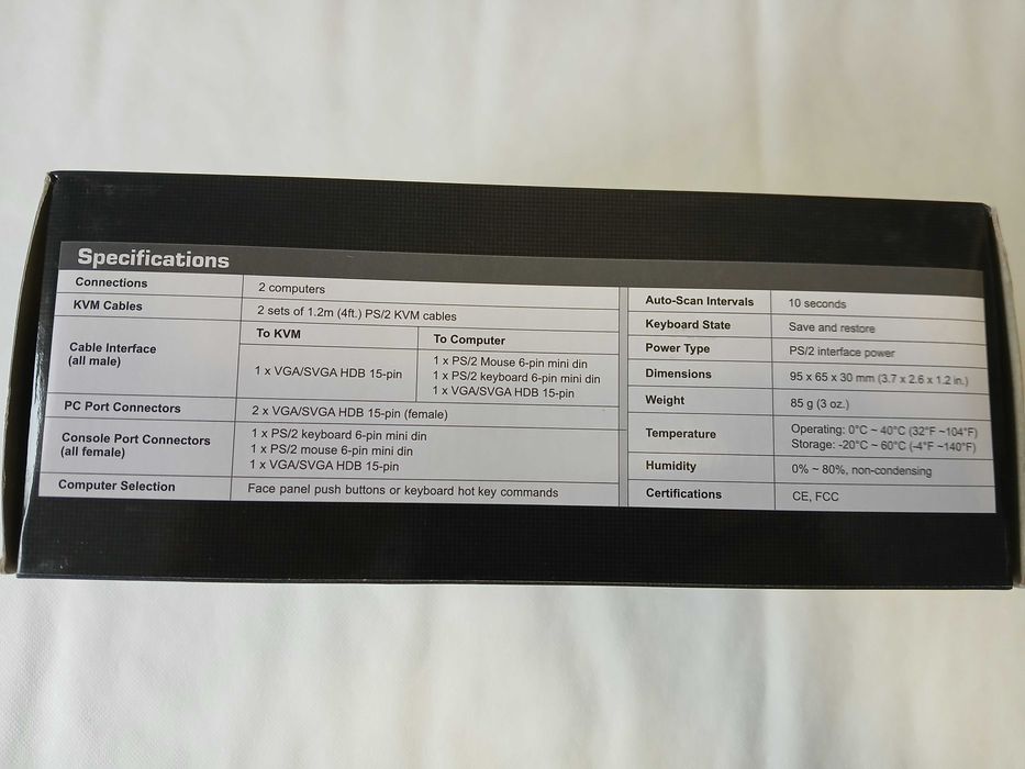 TRENDNET KVM Switch 2-port
