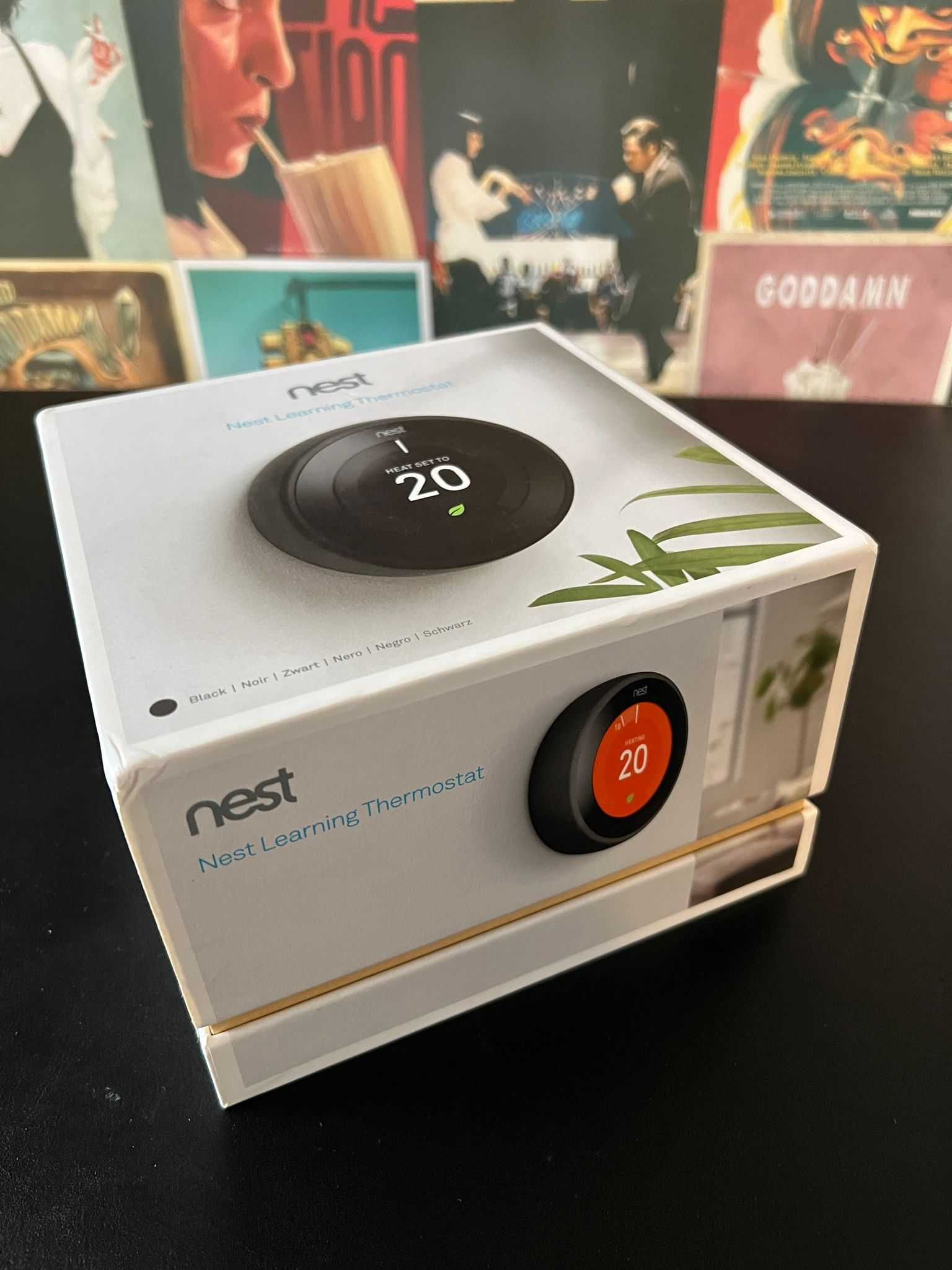 Google Nest 3rd generation Negru nou