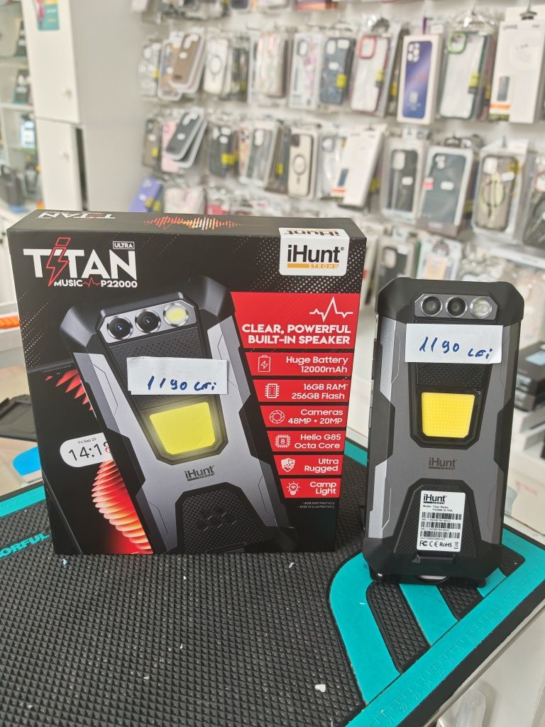 Ihunt Titan P22000 Music Ultra, 8/256 GB, Nou, Garanție