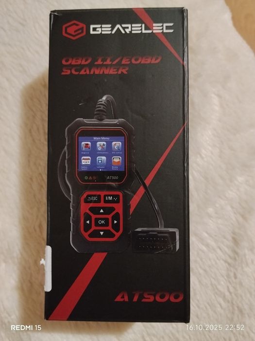 OBD2 скенер, AT500 OBD2 скенер Диагностичен инструмент Четец на кодове