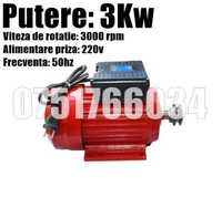 Motor Electric Monofazic 3 Kw 3000 rotatii Moara Batoza Circular TM