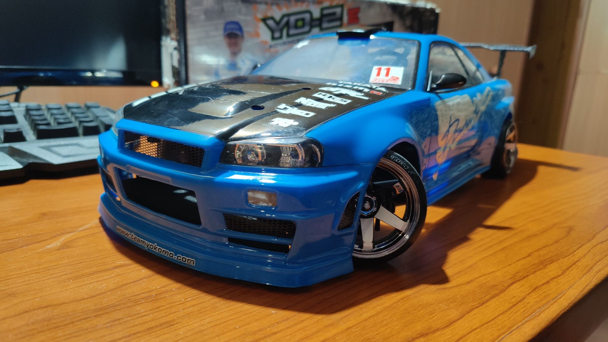 Радиоуправляемая rc drift yokomo yd2 e модель для дрифта