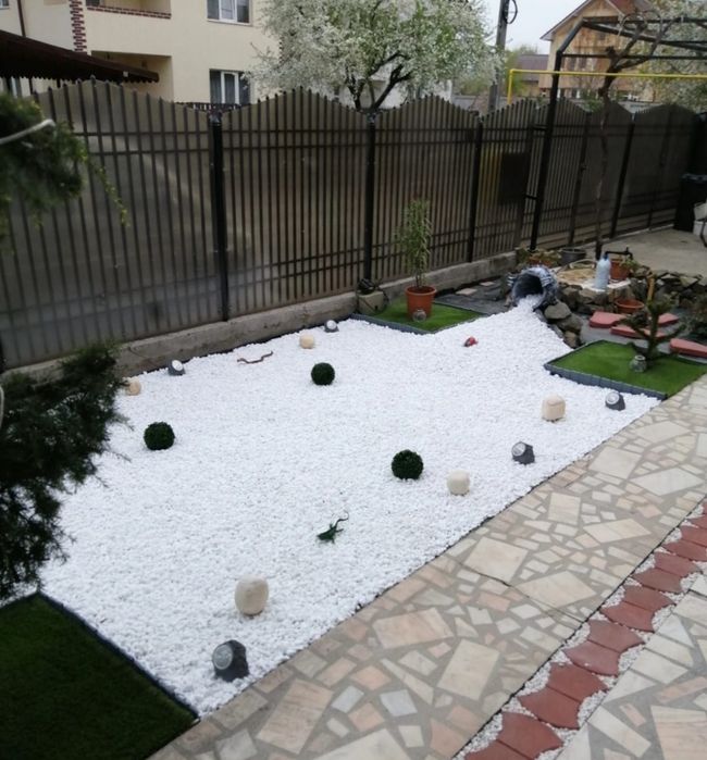 Piatra marmura alba neagra thasos decorativa amenajari - DEPOZIT