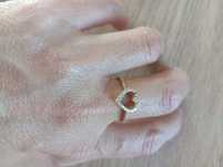Inel 1 gram 30 lipsa 2 3 pietre