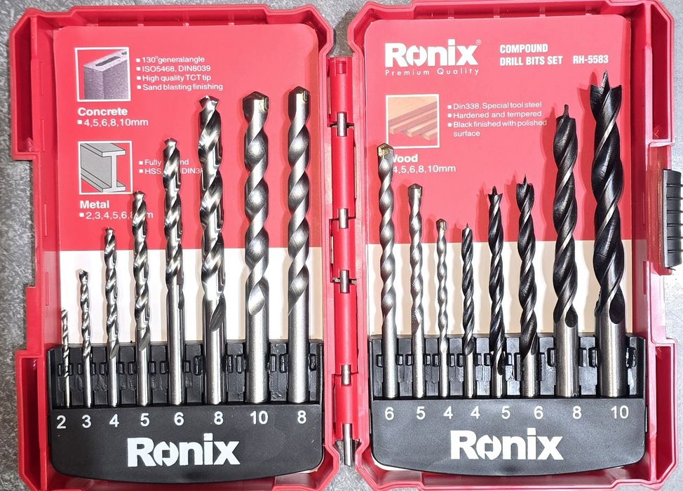 Ronix набор сверло 130.000сум