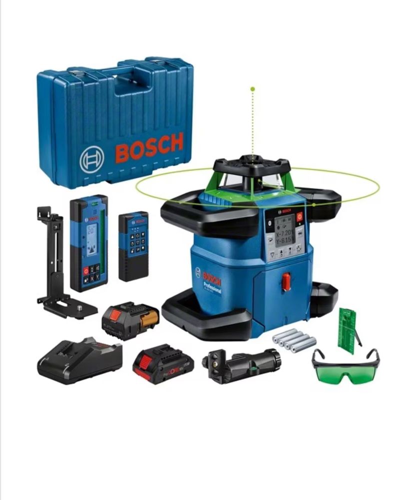 Nivela laser rotativa Bosch Professional GRL 650 CHVG, 650 m, IP68 Nou