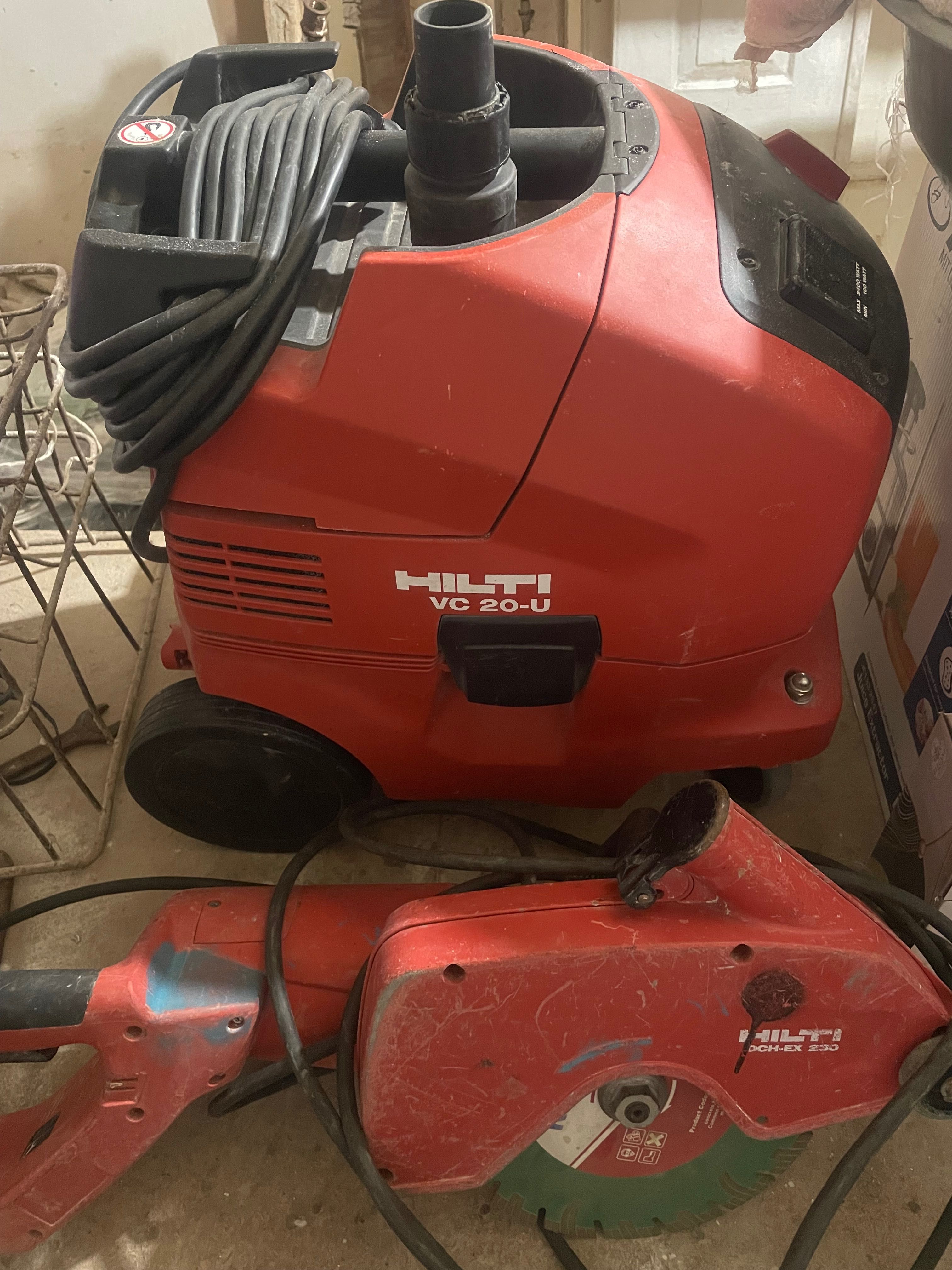 Hilti vc 20-U Пылесос и штроборез Hilti dch 230