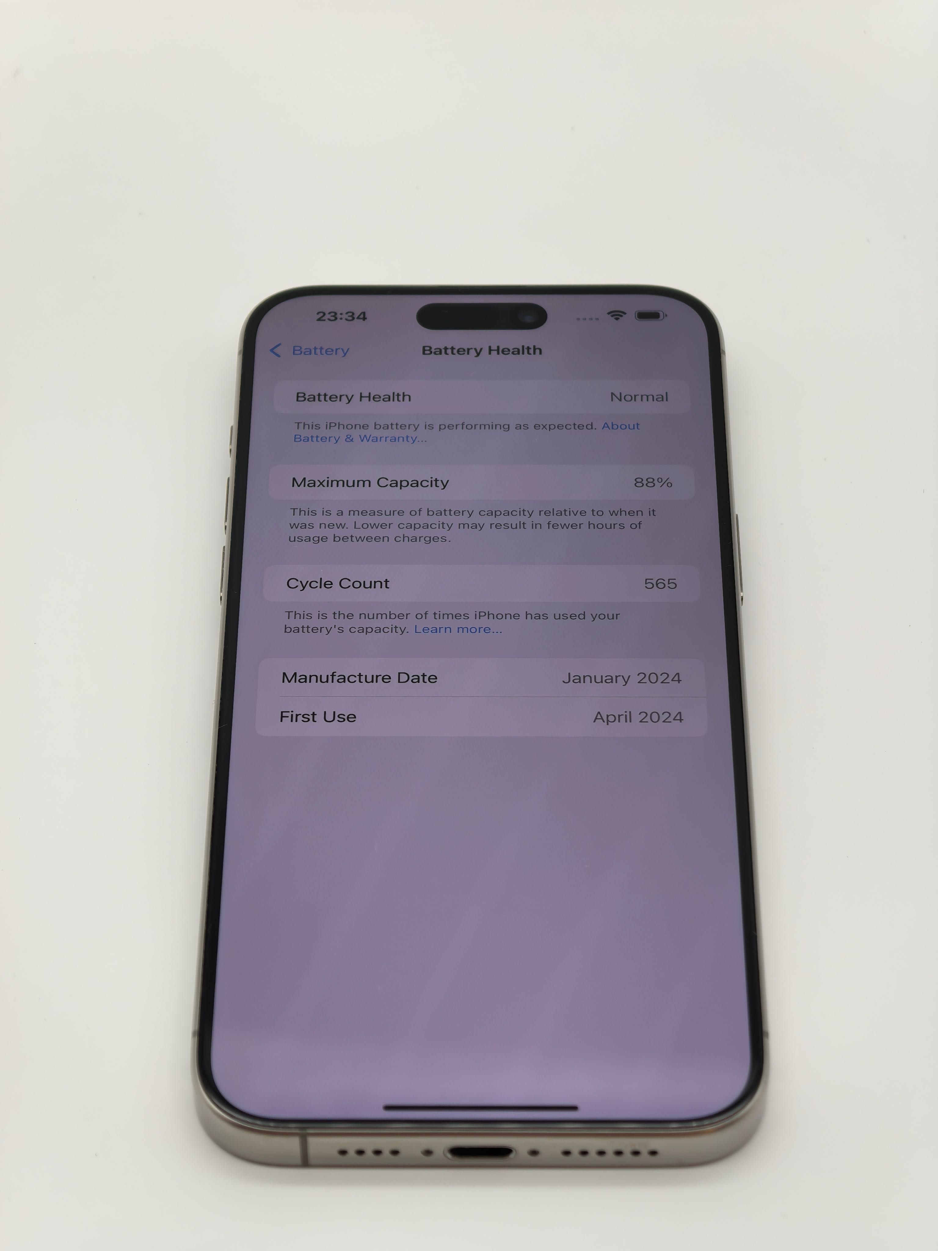 iPhone 15 Pro Max Natural Titanium 256 Gb