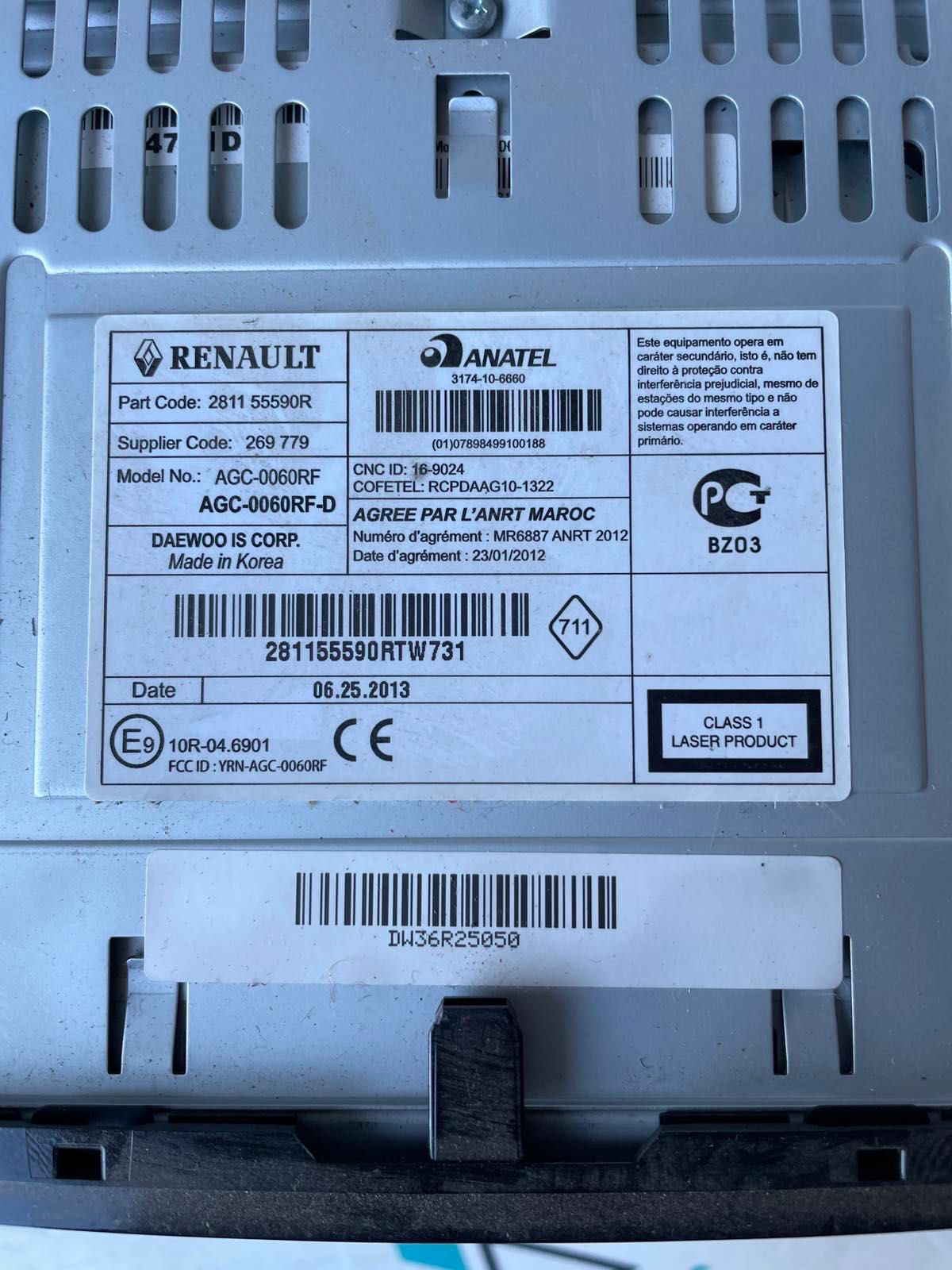 Радио CD USB от Renault Captur 1.5 DCI, 5sp, 90ph.
