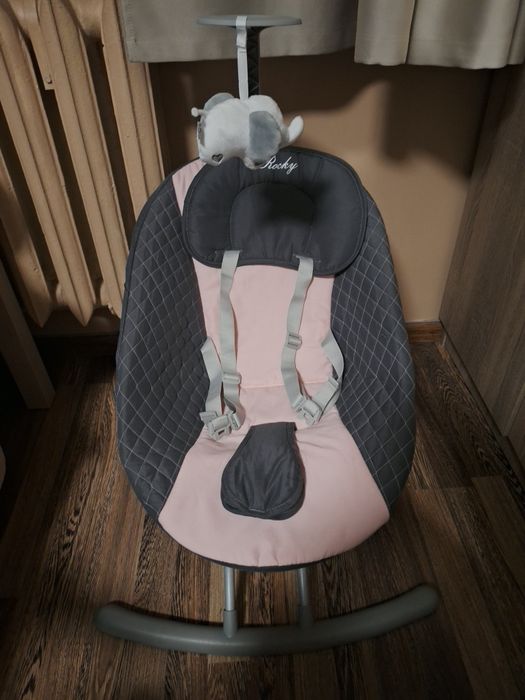 Електрическа люлка Moni - Rocky, розова