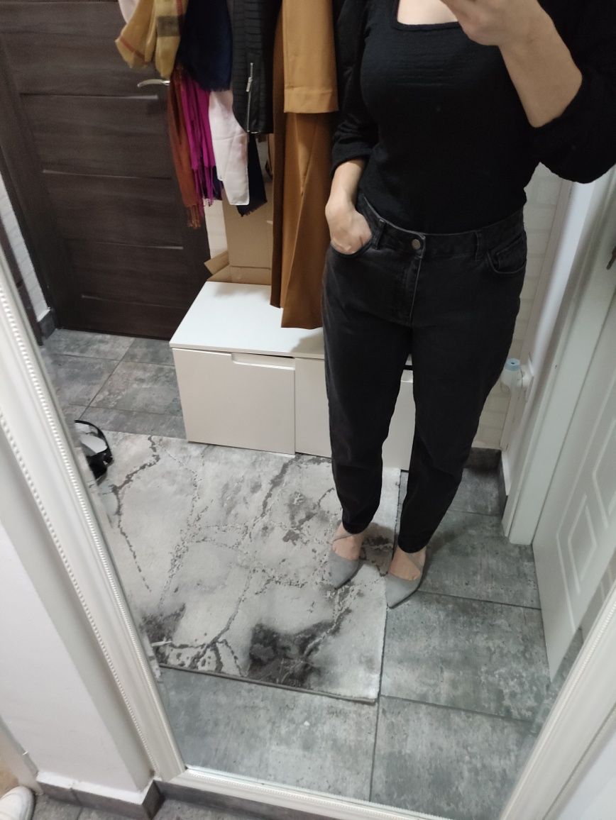 Blugi Noisy May mom fit