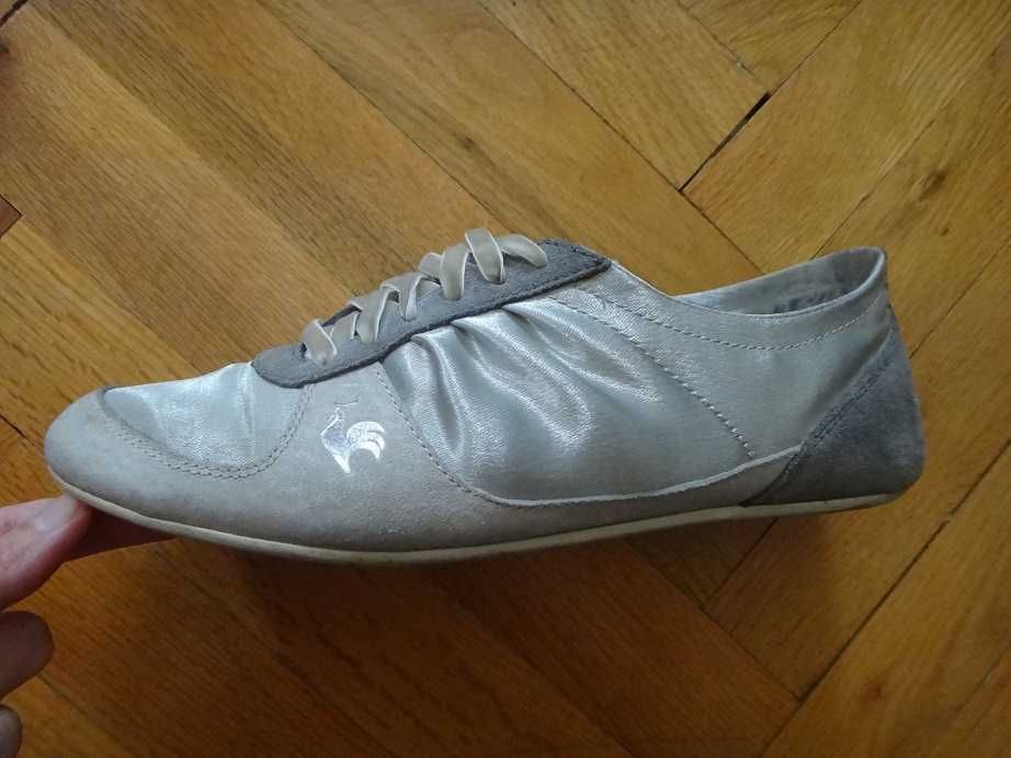Оригинални сиви маратонки Le Coq Sportif 36 номер Bagatelle Satin Silv