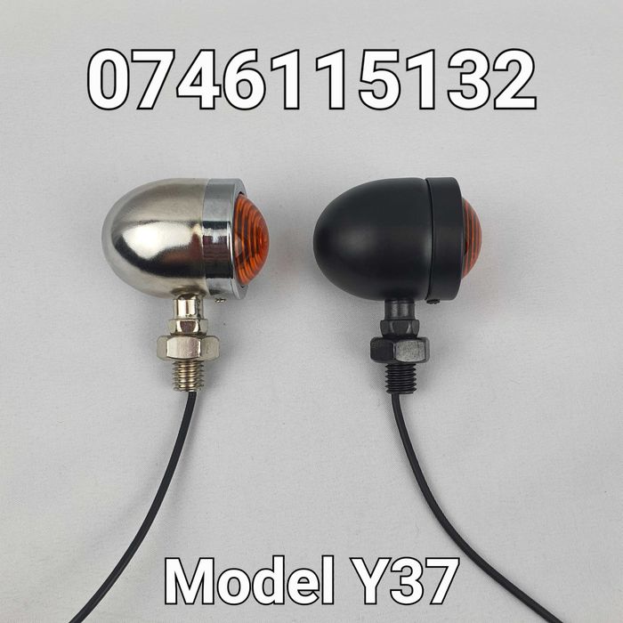 Moto Motocicleta Atv Chopper-Semnalizare Retro-Semnalizari Cu Bec- Y37
