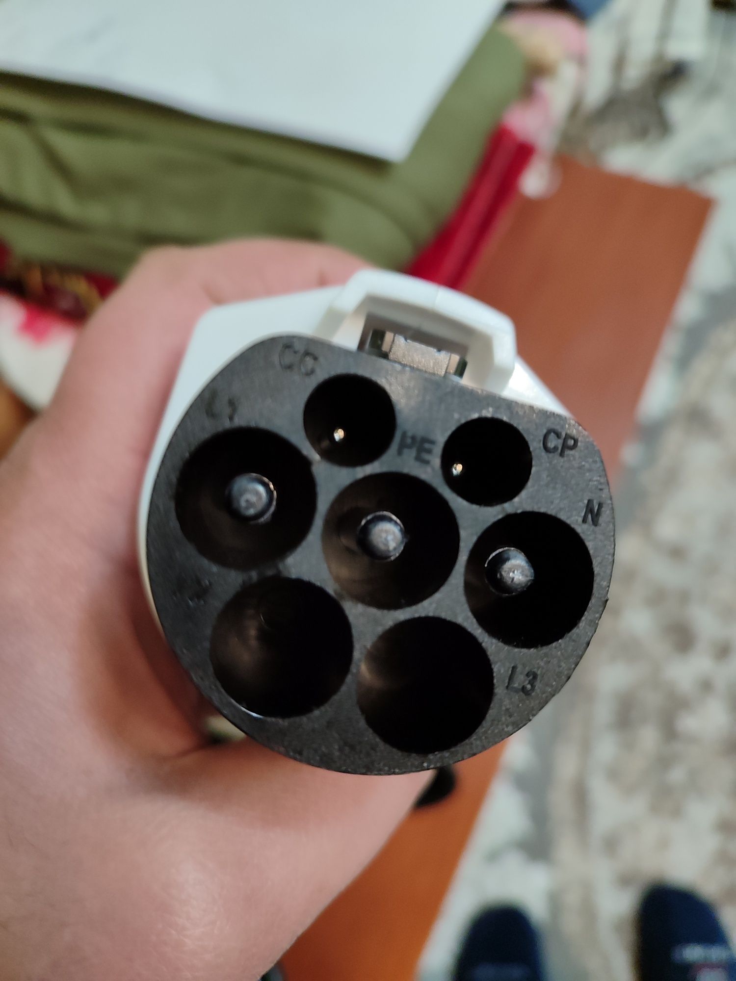 Зарядка GB/T AC 3.5 квт (8А-16 Ампер) 5-10 метр для электромобиля