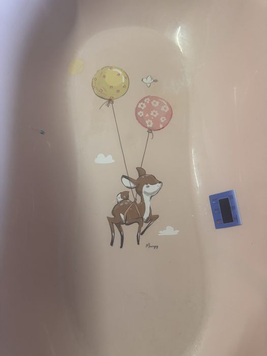 Cadita bebe cu cadru si senzor temperatura