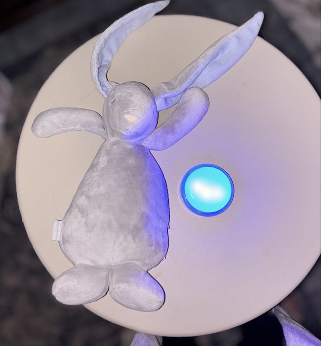 Iepuras lampa de veghe si muzicala Moonie