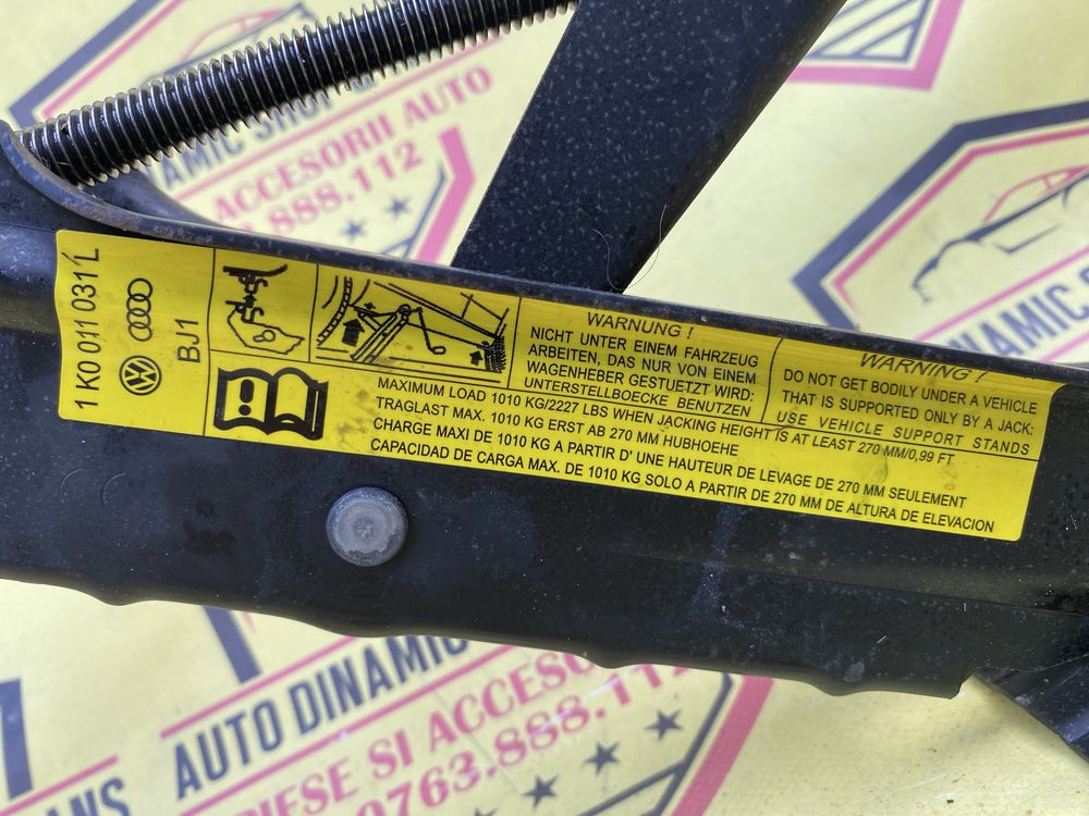 Cric auto original vw Golf MK5 plus Audi A3 1K0011031L 2003-2009