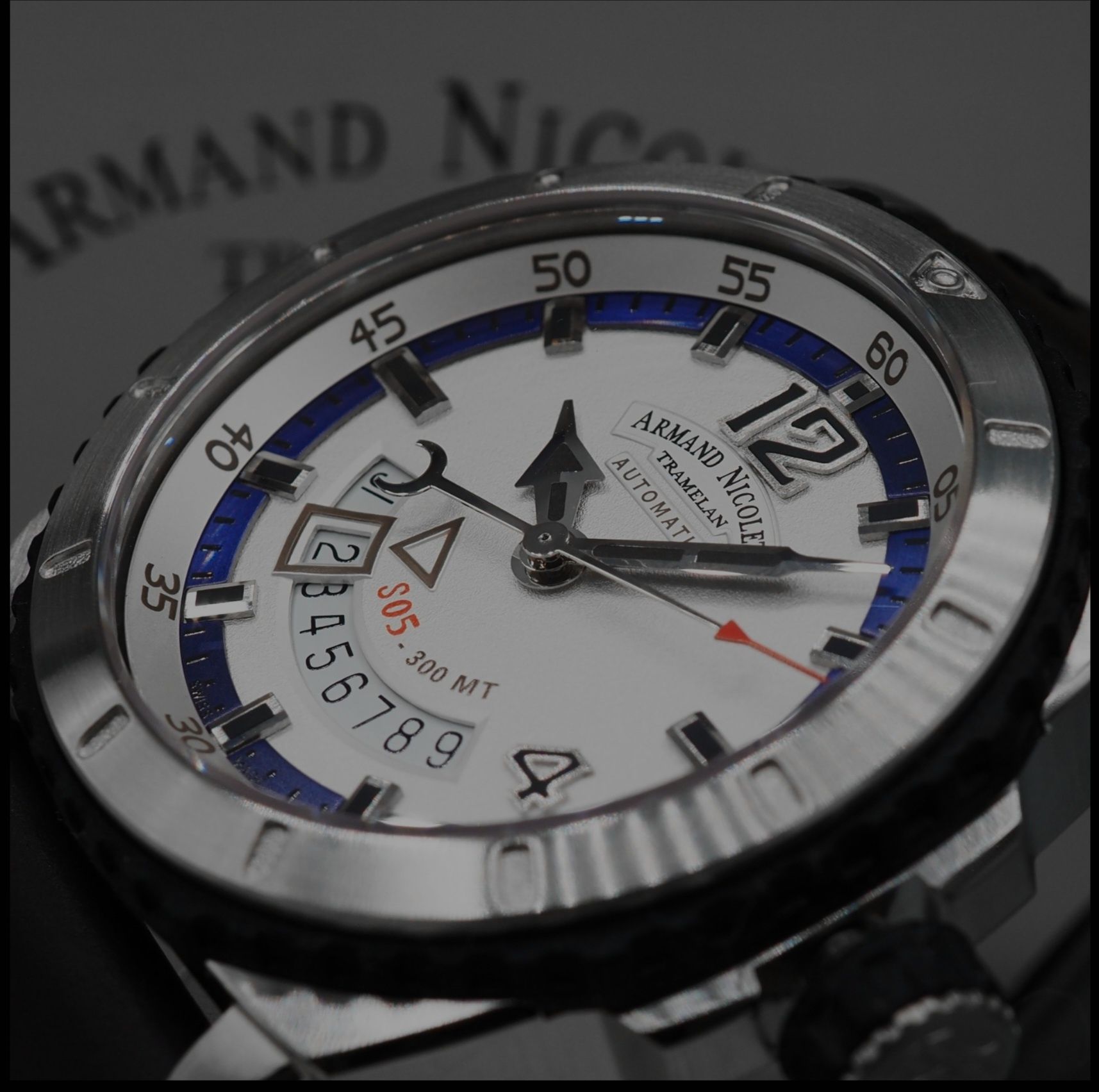 ARMAND NICOLET automatic 44 mm pt cunoscători! Nou nouț în garantie!