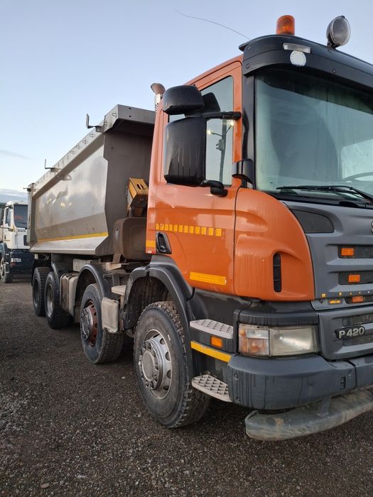 Autobasculante 8x4 volvo man scania