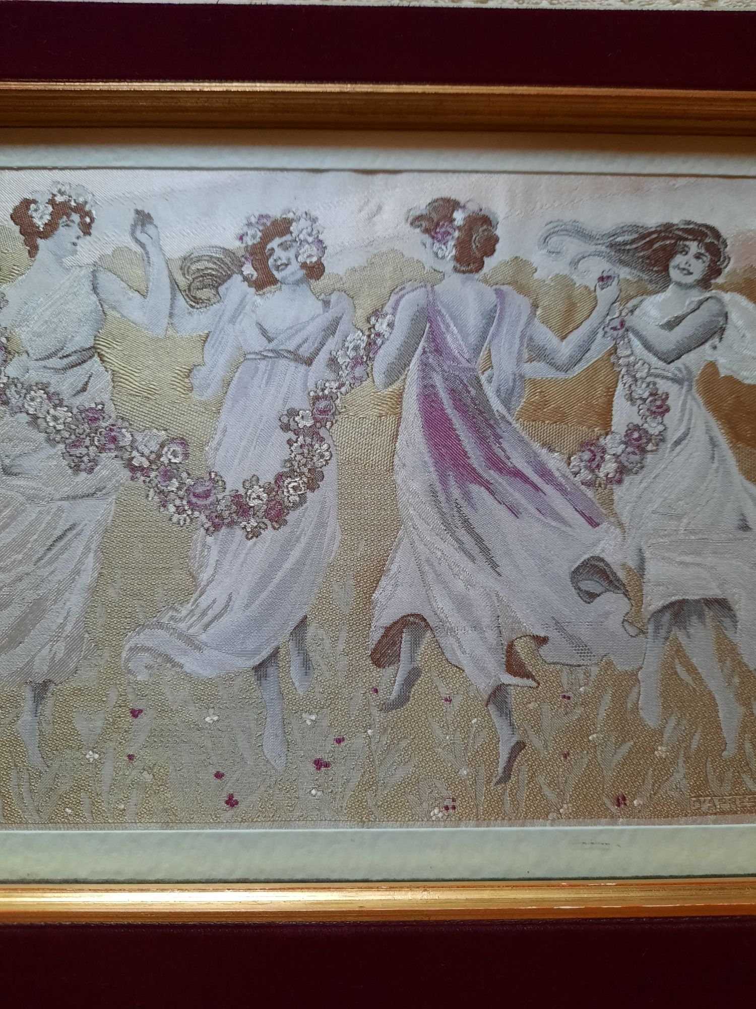 Dansul muzelor ,tapiserie