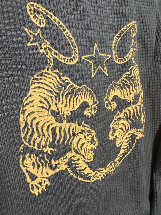 Corteiz Tiger Waffle Long-Sleeve 'Green'